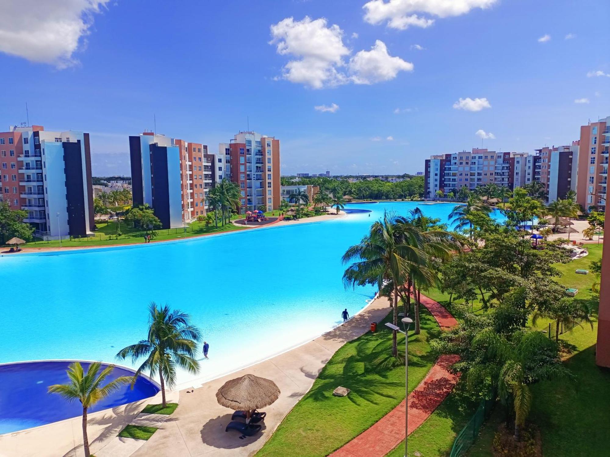 Dreams Cancun Blue Paradise Apartment Bagian luar foto
